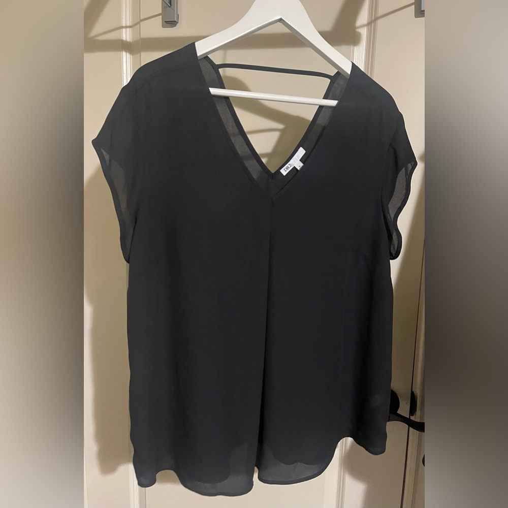 Black sheer top